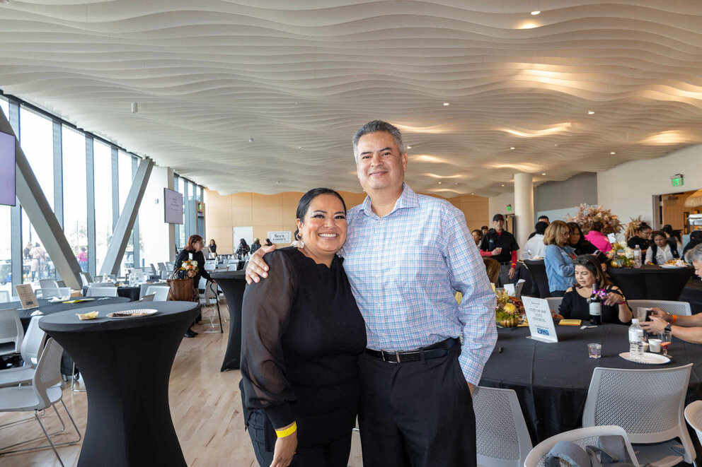 President Olga Garcia & Guest