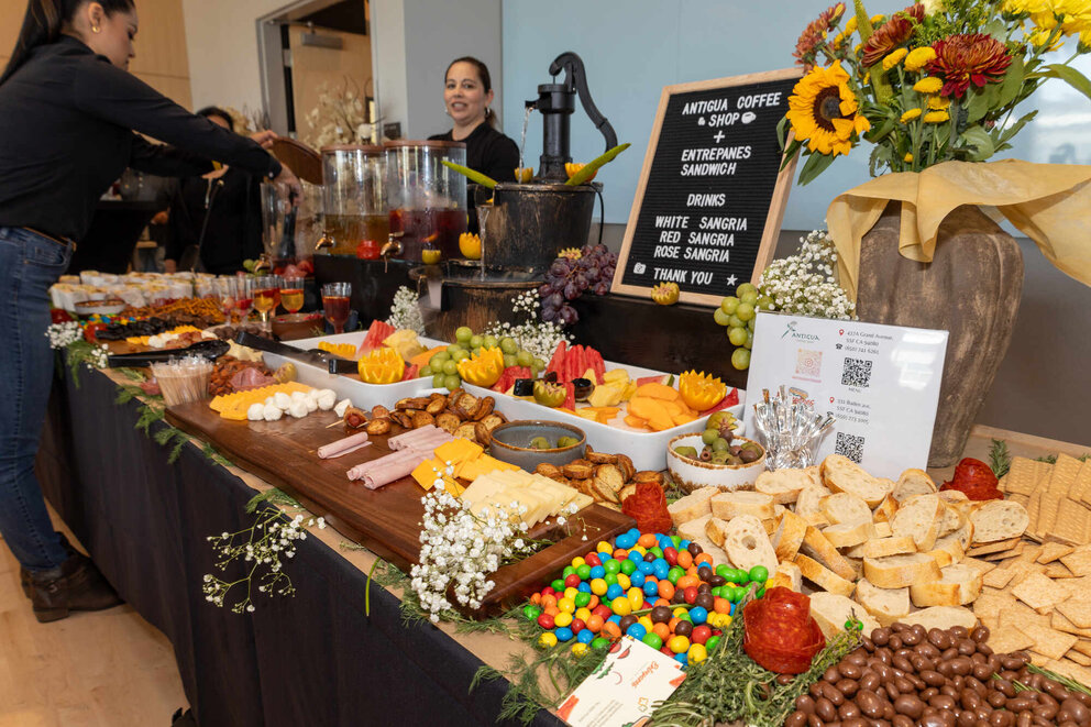 Antigua Coffee Shop & Entrepanes Food Display